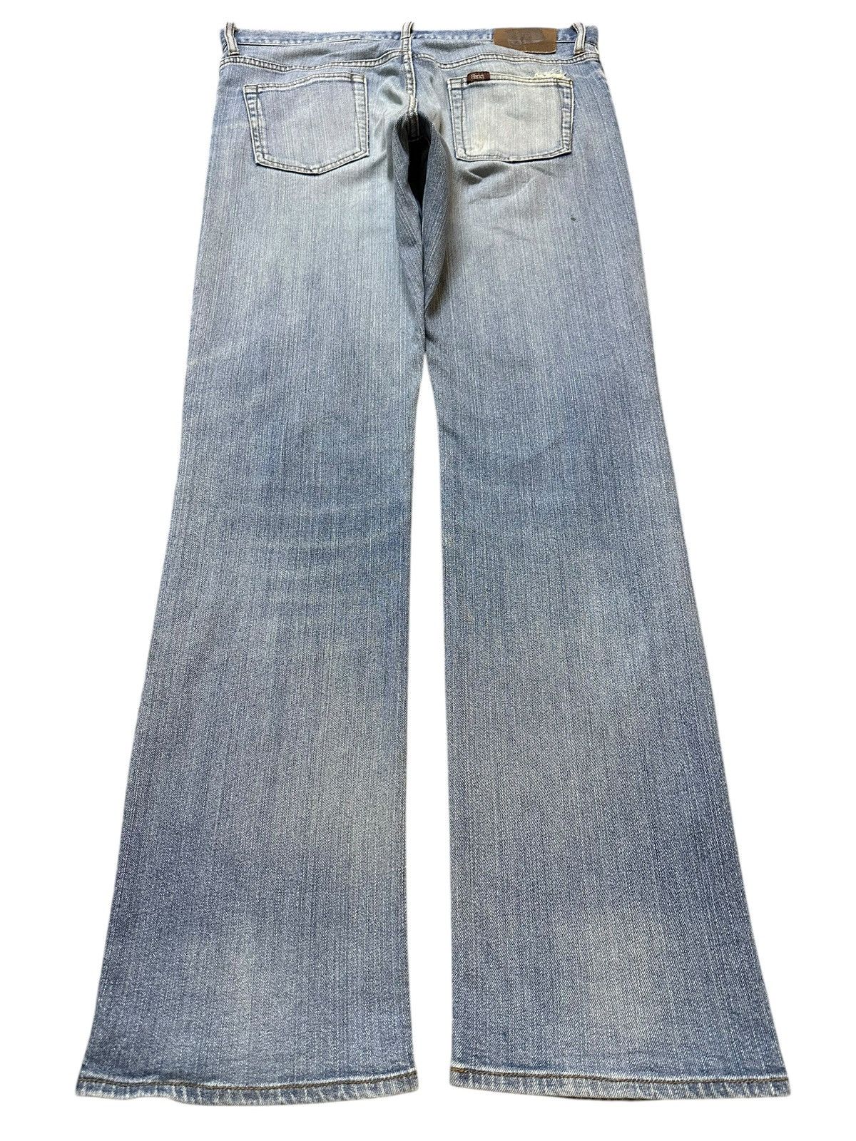 Hanes Vintage 90s Hanes Faded Wash Destroyed Distressed Jeans Size US 34 / EU 50 - 2 Thumbnail
