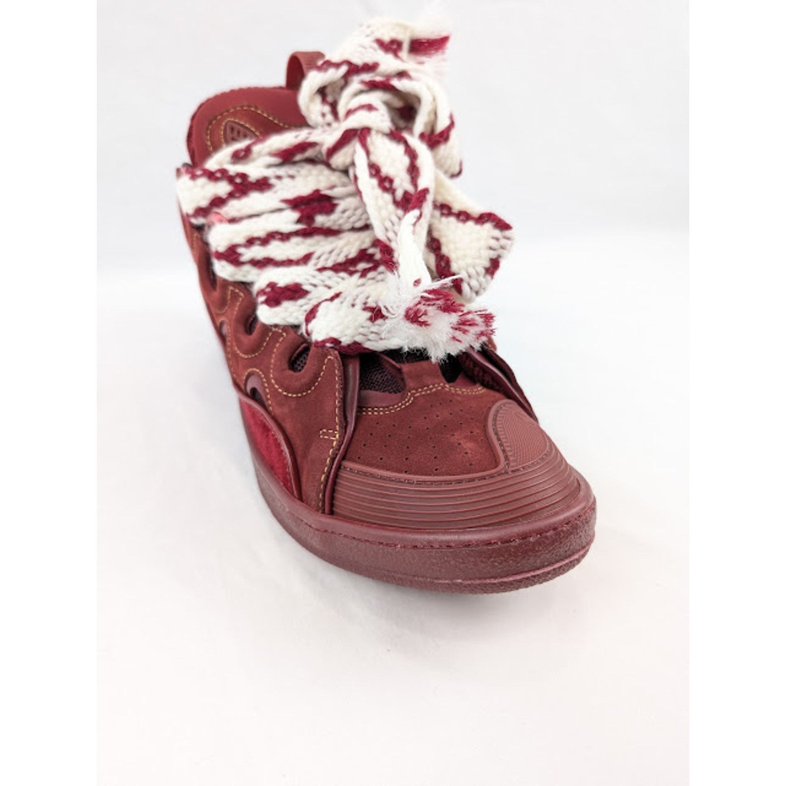 Lanvin o1rshd1 Curb Sneakers in Burgandy Size US 10 / EU 43 - 5 Thumbnail