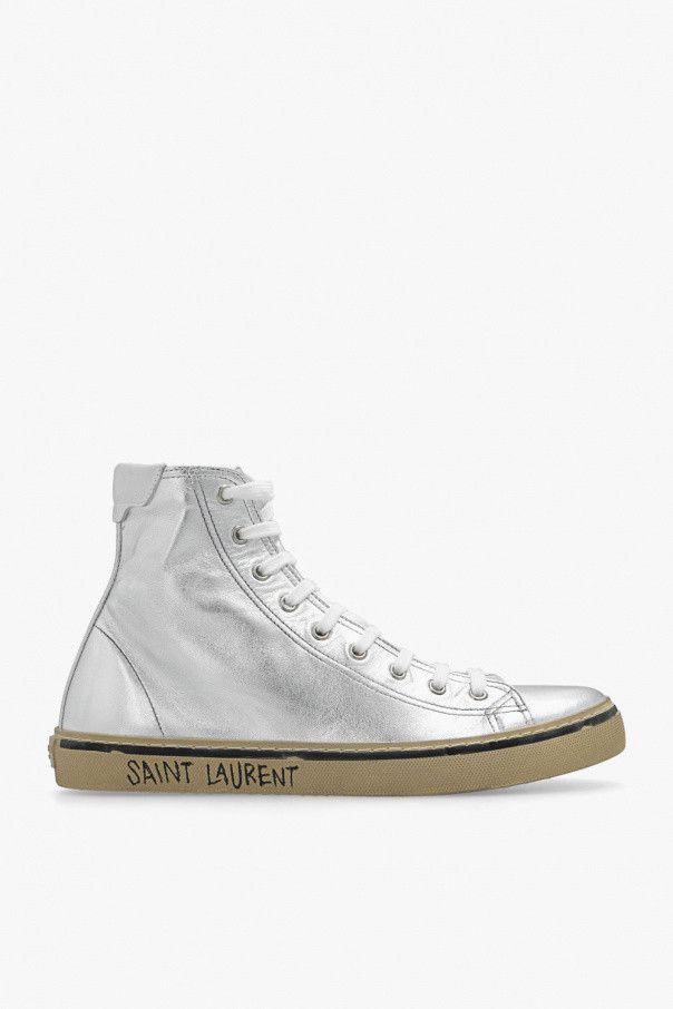 Saint Laurent Paris o1bcso1str1124 Larry 05 Sn Met in Silver Size US 7 / IT 37 - 1 Thumbnail