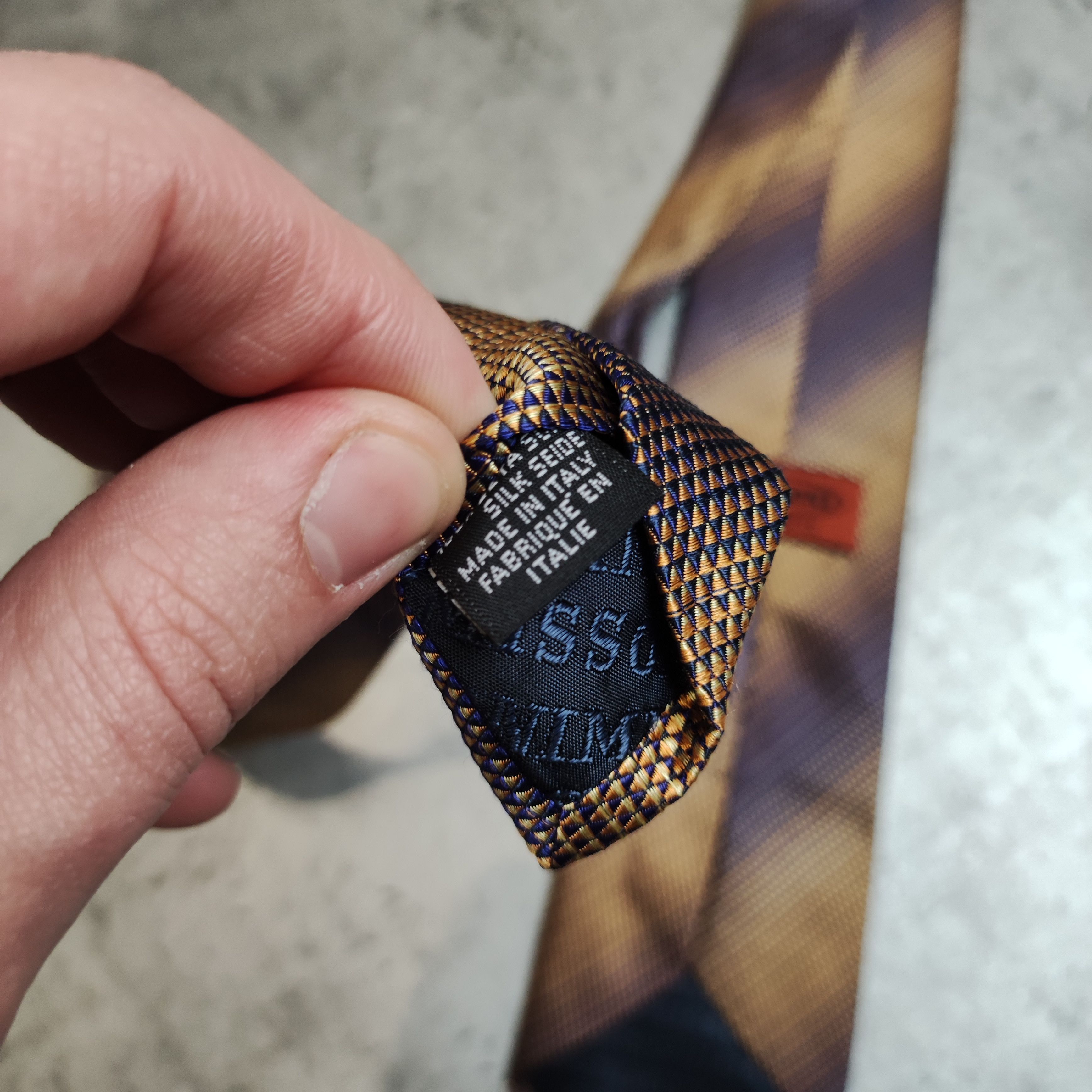 Missoni RARE 90s Vintage Missoni Cravatte Abstract Silk Tie Size ONE SIZE - 4 Thumbnail