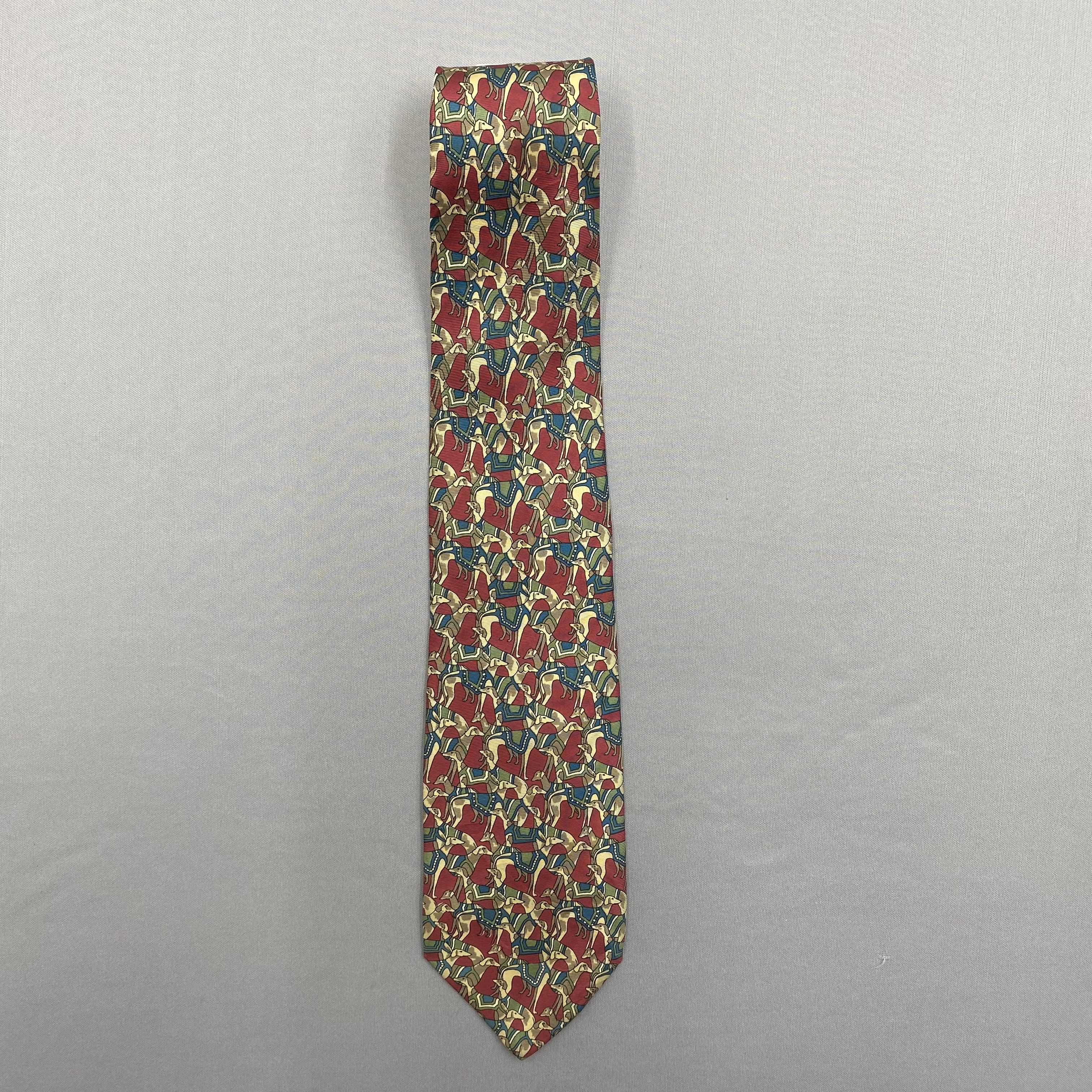 Japanese Brand Vintage Paco Rabanne SILK Necktie Cravate Pure Silk Neck Tie Size ONE SIZE - 3 Thumbnail