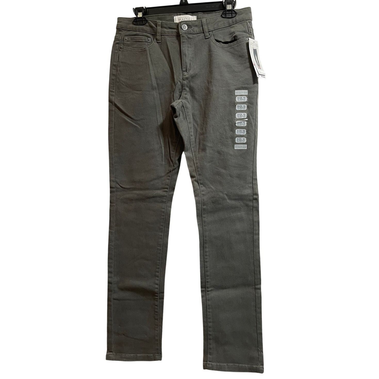 Kenneth Cole Reaction Skinny 10 Grey Jeans - NWT - $79.50 display picture 2