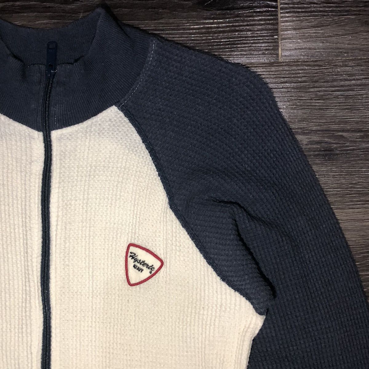 Hysteric Glamour × Japanese Brand Hysteric Glamour zip up knitted jacket with patches Size US M / EU 48-50 / 2 - 3 Thumbnail