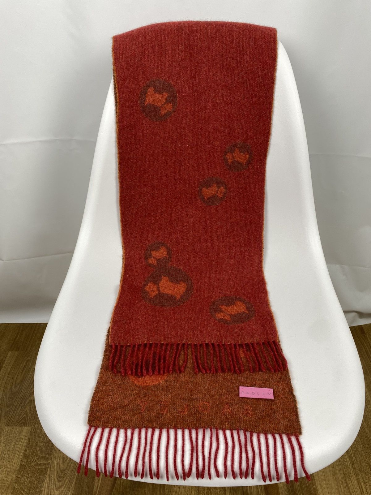 Other Radley Lambswool Angora Printed Scarf Size ONE SIZE - 2 Thumbnail