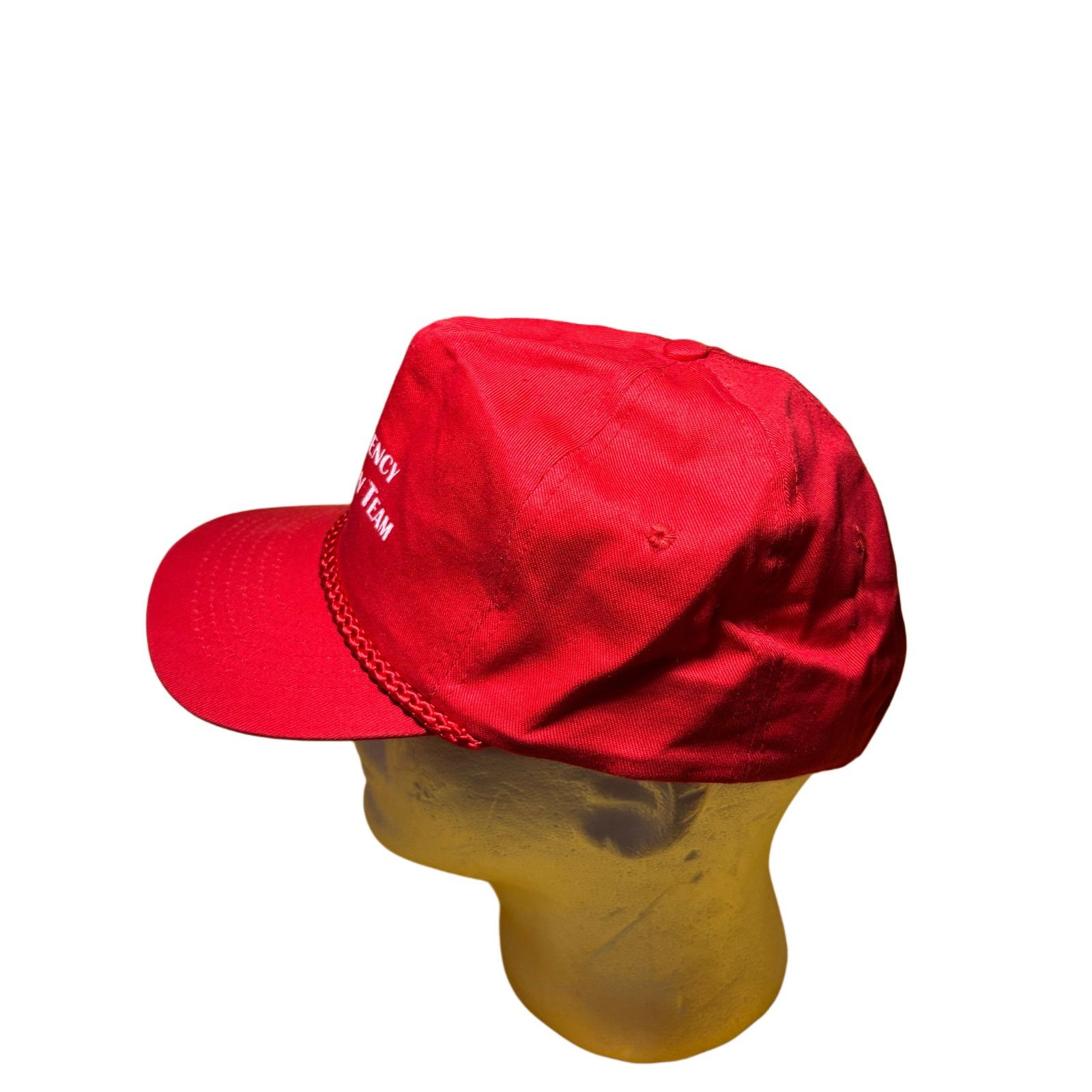 Other Emergency Evacuation Team Vintage Style Red Rope Hat Size ONE SIZE - 2 Thumbnail