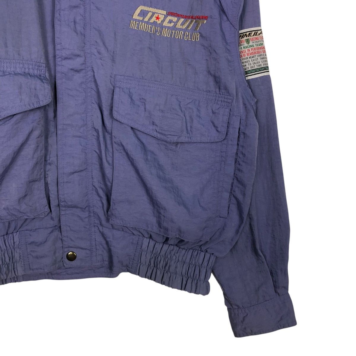Japanese Brand 🔥LIGHT BABY PURPLE BOMBER JACKET FORMULA 1 RACING WEAR Size US M / EU 48-50 / 2 - 7 Thumbnail