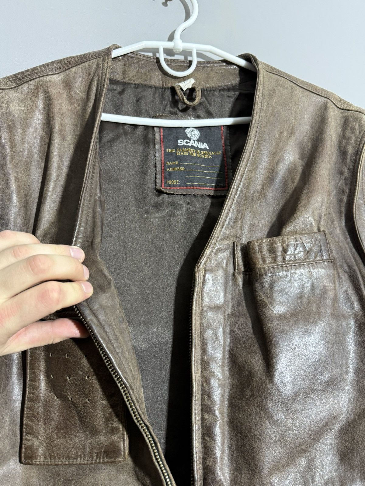 Other Vintsge Scania leather vest size M Size US M / EU 48-50 / 2 - 10 Thumbnail
