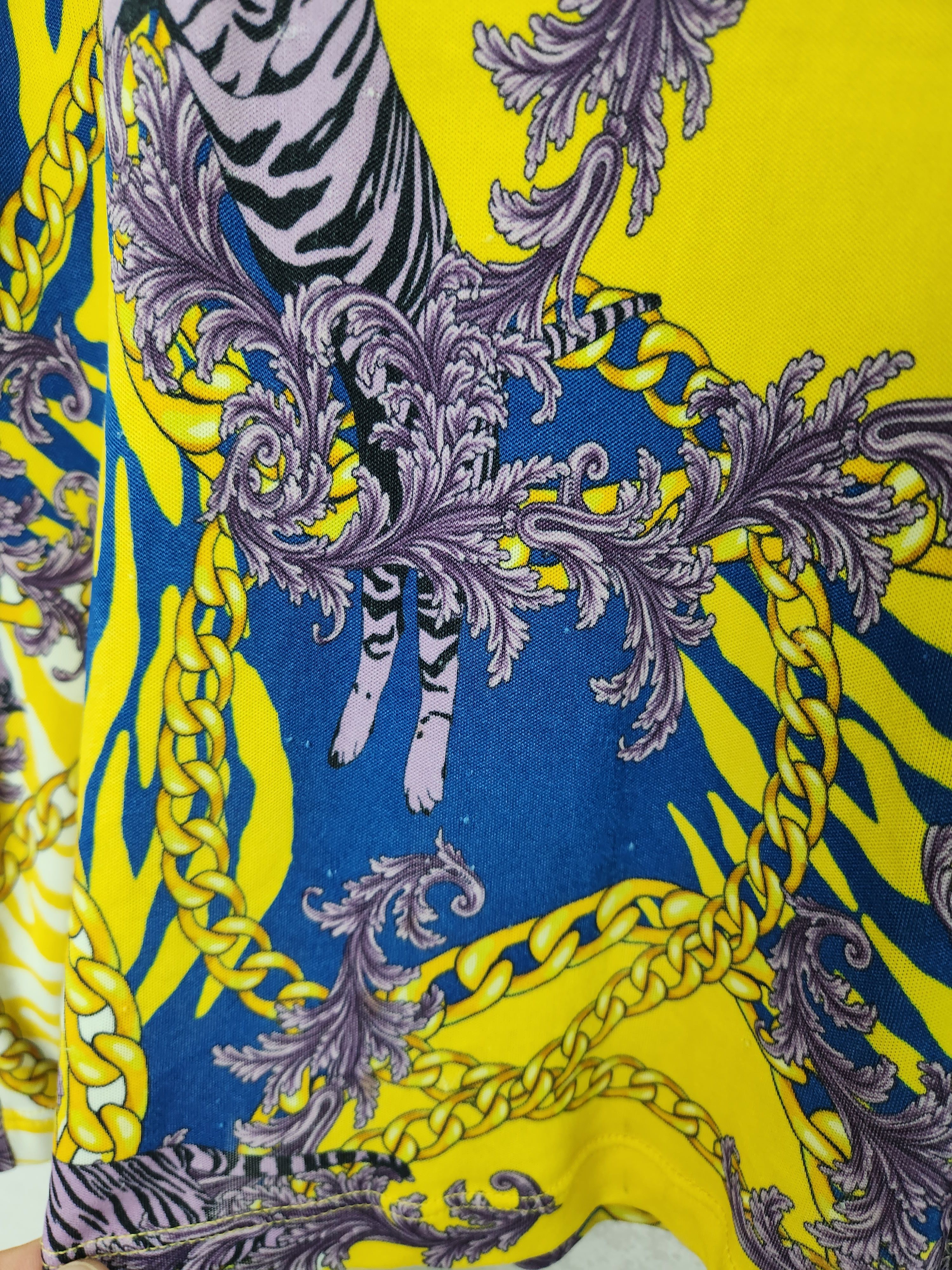 Versace Versace Jeans multicolor floral tank top Size S / US 4 / IT 40 - 6 Thumbnail