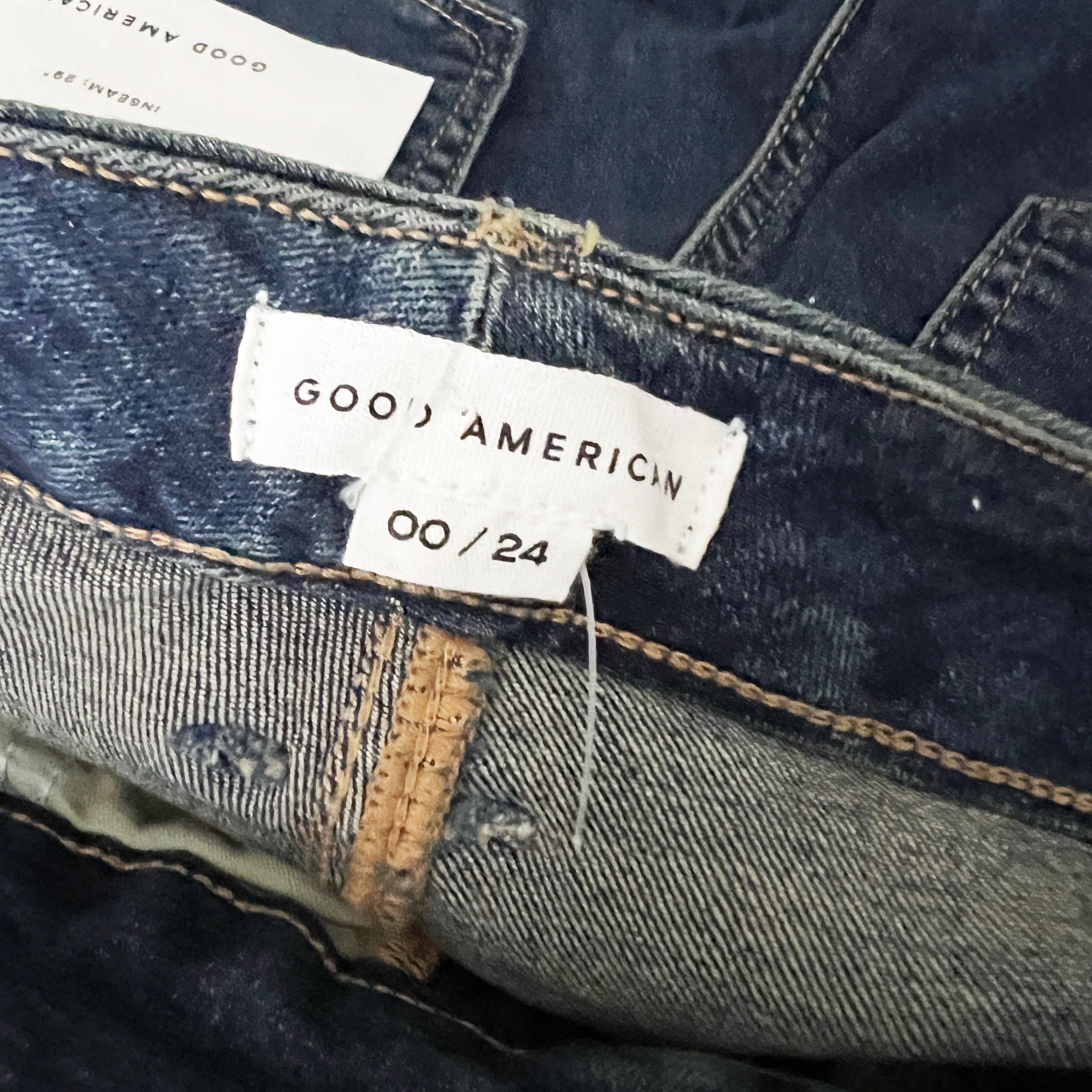 Good American NEW Good American Good Legs Skinny Size 24" / US 00 / IT 34 - 2 Thumbnail