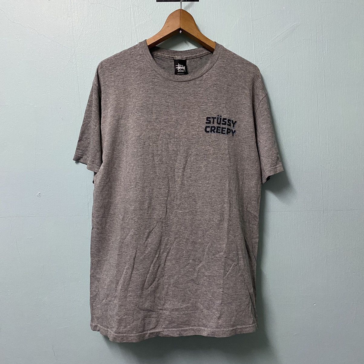 Stussy × Vintage Vintage 90s stussy creepy backhit two blend big logo Size US M / EU 48-50 / 2 - 2 Thumbnail