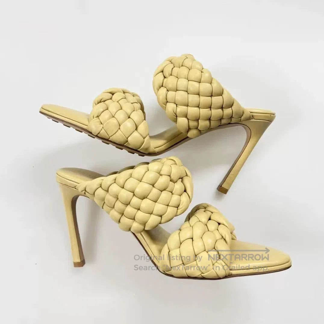 Bottega Veneta Bottega Veneta Woven High Heels. Size US 7 / IT 37 - 3 Thumbnail