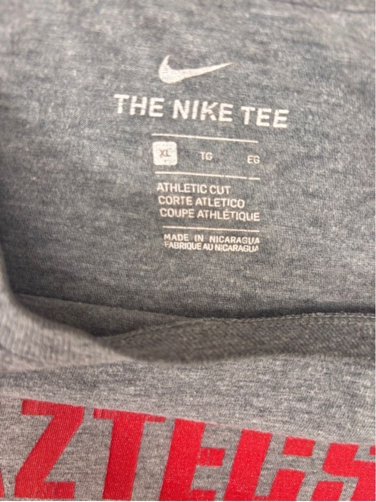 Nike Men's Nike SDSU Aztecs Basketball T-Shirt XL Gray Size US XL / EU 56 / 4 - 7 Thumbnail