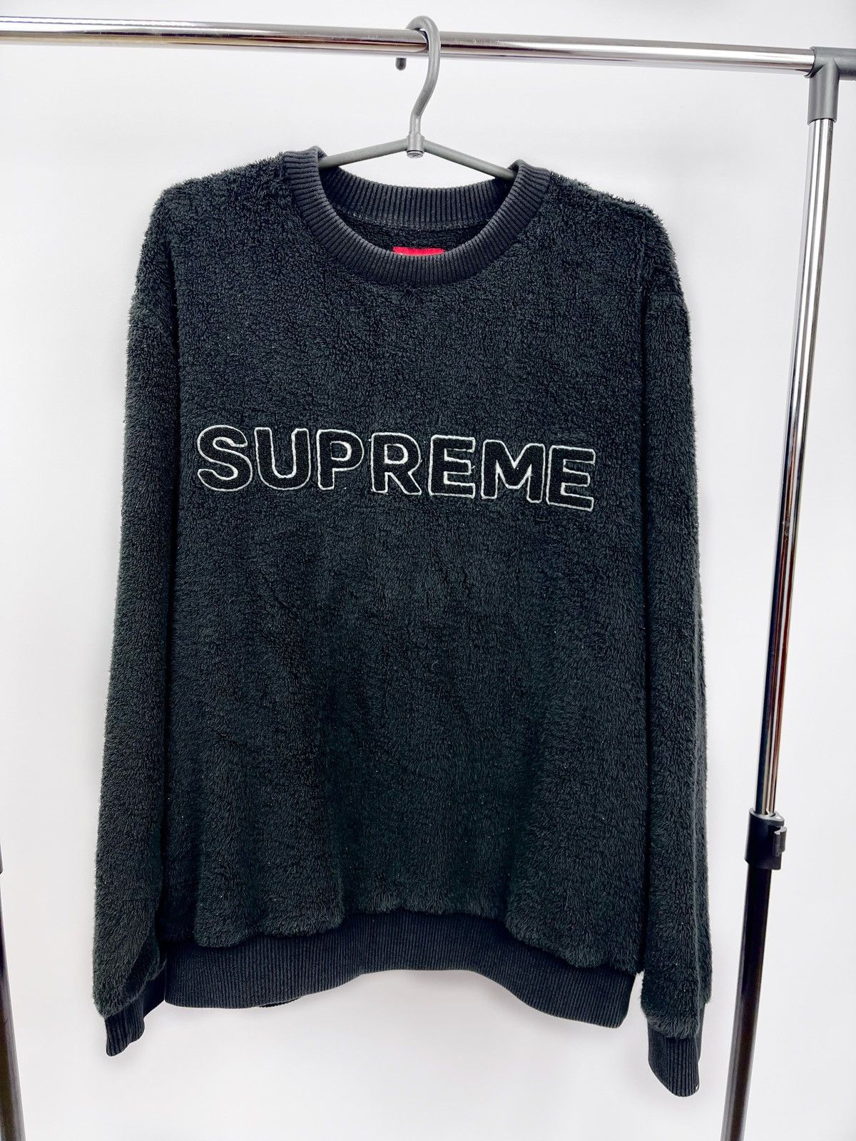 Supreme Supreme Sweatshirt Tabi Black Big Logo Size L Size US L / EU 52-54 / 3 - 1 Thumbnail
