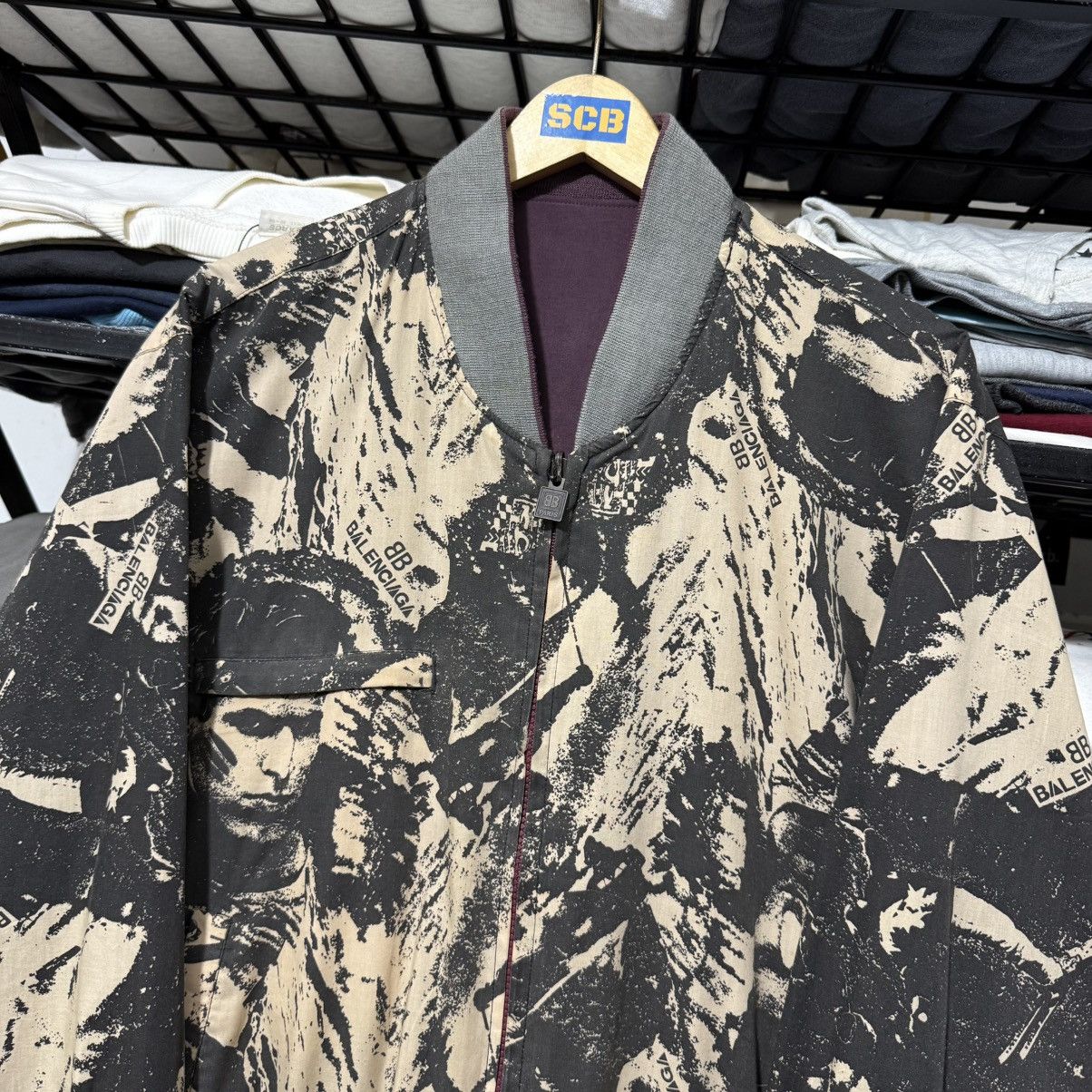 Balenciaga Vintage balenciaga aop reversible jacket Size US L / EU 52-54 / 3 - 2 Thumbnail