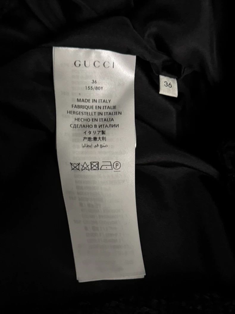 Gucci GucciBlack, red, gold button bow cardigan jacket 2503-Nexta Size XXS / US 00 / IT 34 - 4 Thumbnail