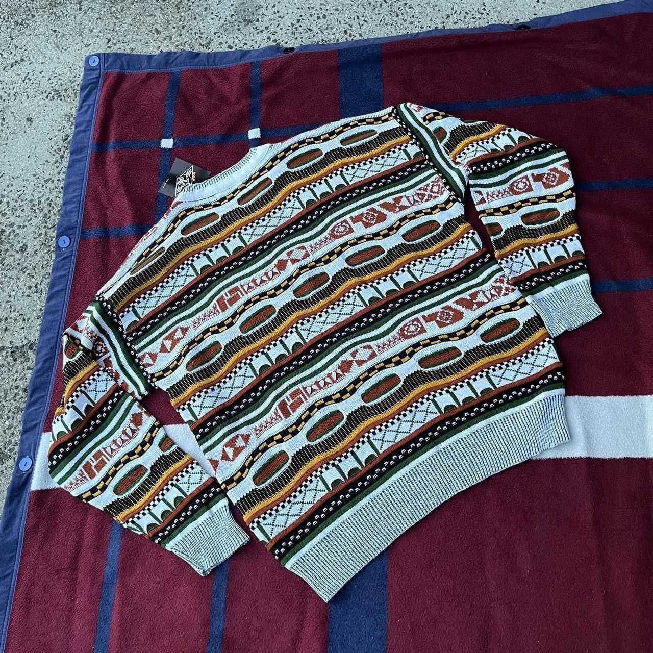 Other Vintage COOGI style knit textured crewneck sweater Size US XL / EU 56 / 4 - 3 Thumbnail