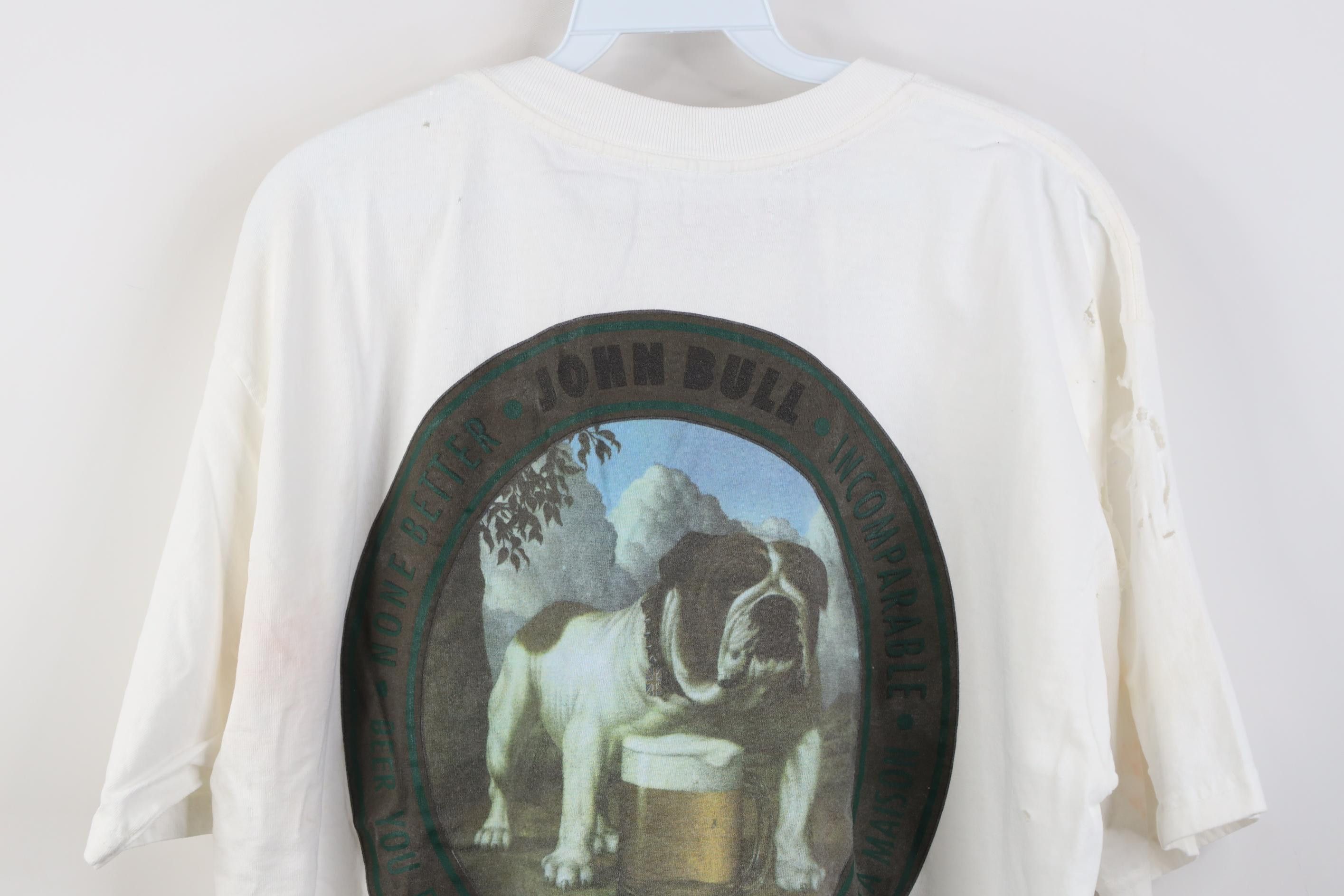 Vintage Vintage 90s Y2K John Bull Beer Brewery Short Sleeve T-Shirt Size US XL / EU 56 / 4 - 19 Thumbnail
