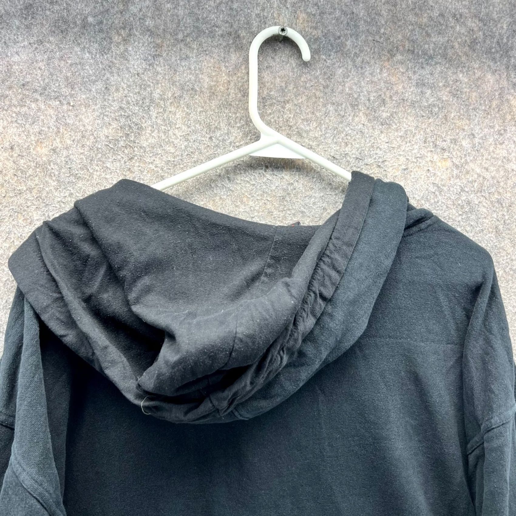 Vintage VINTAGE Diamond Hoodie Mens Large Black Full Zip Hoodie Fleece Big Print Jacket Vintage Size US L / EU 52-54 / 3 - 3 Thumbnail