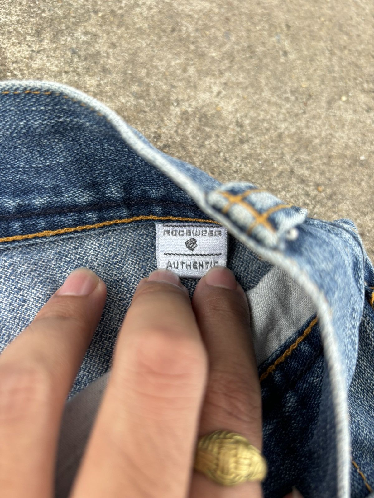 Japanese Brand × Rocawear Vintage ROCAWEAR Jeans Denim Rare Size US 34 / EU 50 - 13 Thumbnail