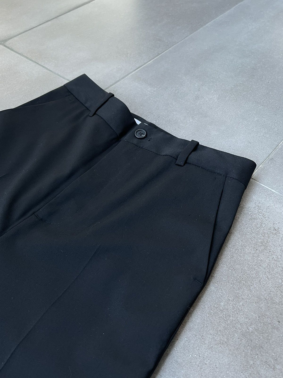 Han Kjobenhavn !DS! AW22 Han Kjobenhavn Wool Flared Black Trousers Size US 30 / EU 46 - 10 Thumbnail