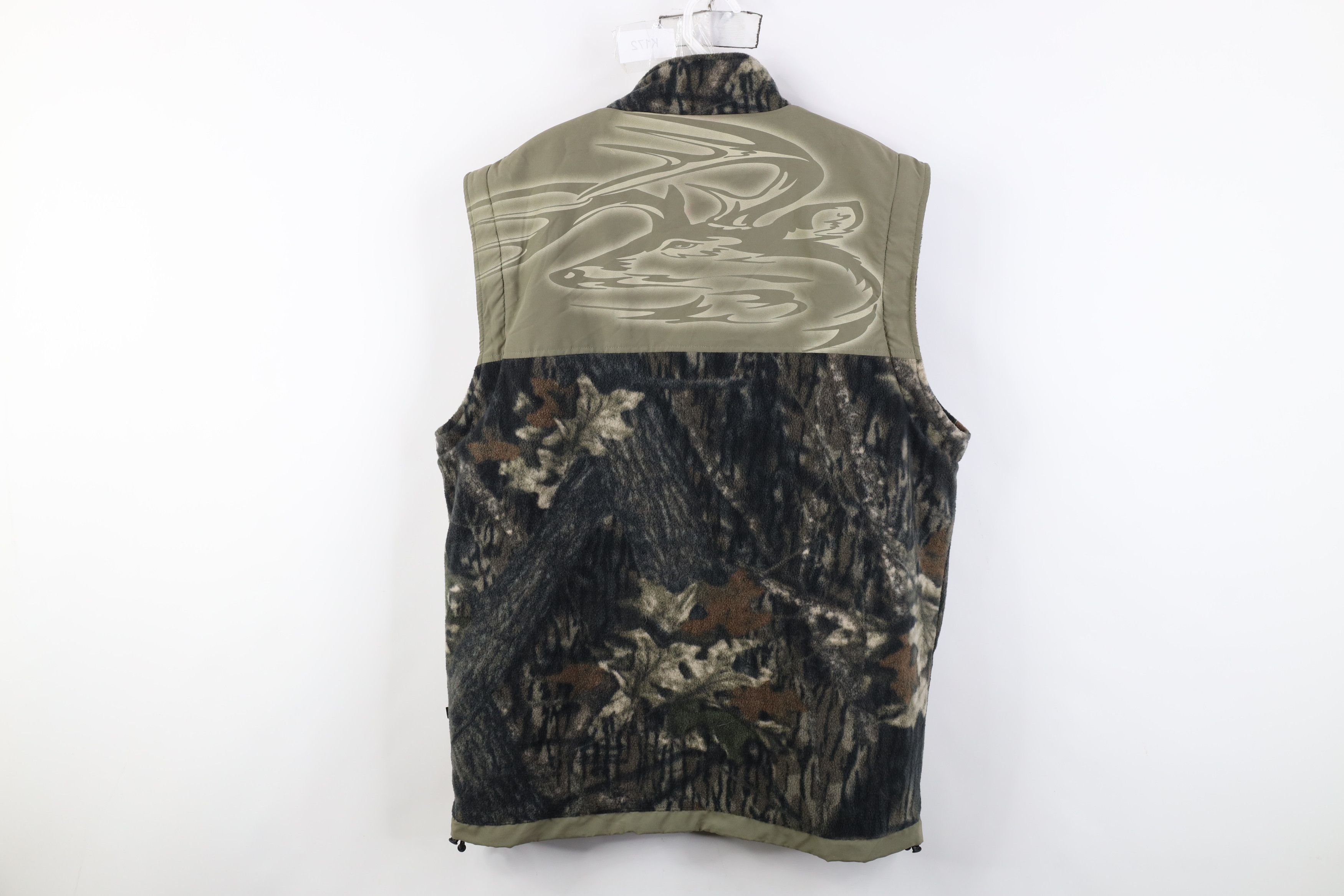 Vintage Vintage Y2K Streetwear Camouflage Full Zip Vest Jacket Size US L / EU 52-54 / 3 - 13 Thumbnail