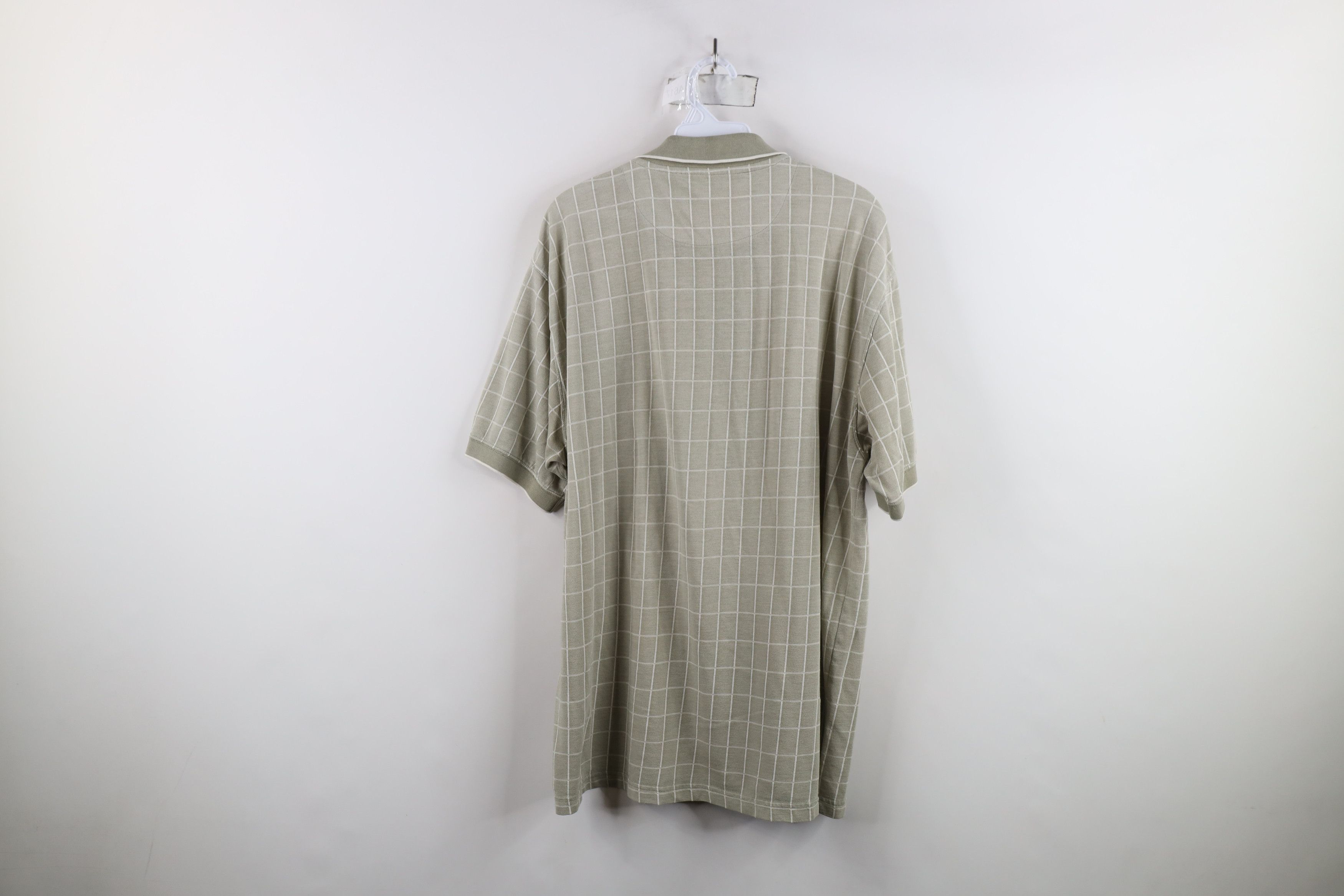 Vintage Vintage 90s Streetwear Checkered Collared Golf Polo Shirt Size US L / EU 52-54 / 3 - 11 Thumbnail