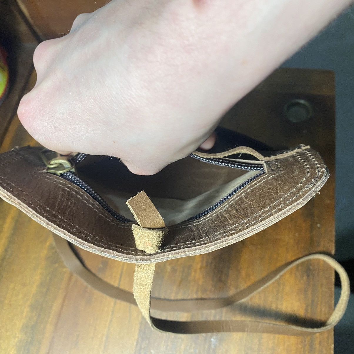 Handmade NWOT Tobacco Pouch Genuine Leather Size ONE SIZE - 9 Thumbnail