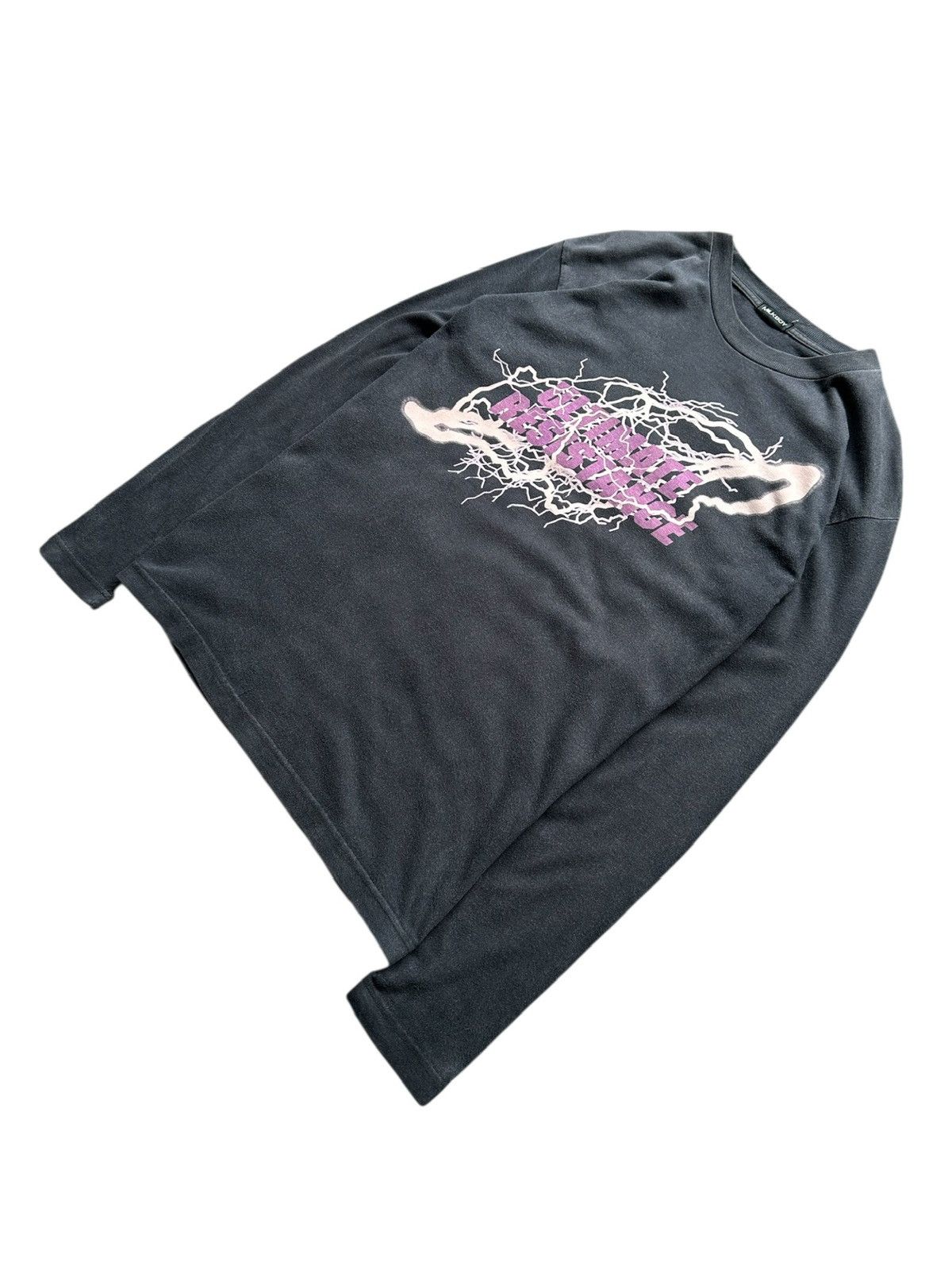 Japanese Brand 90's Milkboy '' Ultimate resistance '' Ura-Harajuku punk LS Size US M / EU 48-50 / 2 - 3 Thumbnail