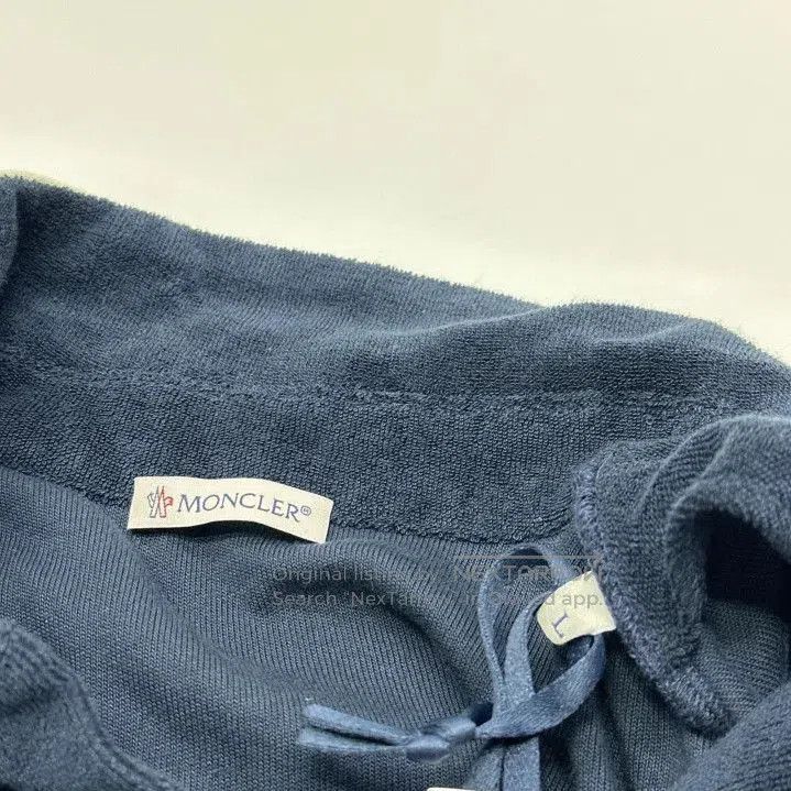 Moncler Moncler SS25 Logo Terry Cloth Short Sleeve Polo. Size US L / EU 52-54 / 3 - 3 Thumbnail