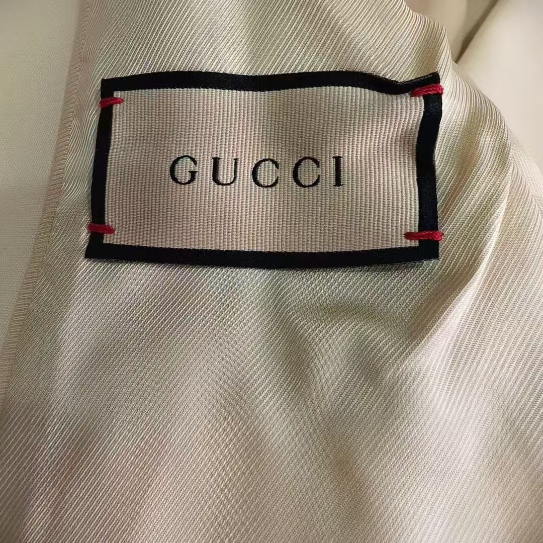 Gucci Gucci Cropped Web Stripe Double-breasted Blazer Size M / US 6-8 / IT 42-44 - 3 Thumbnail
