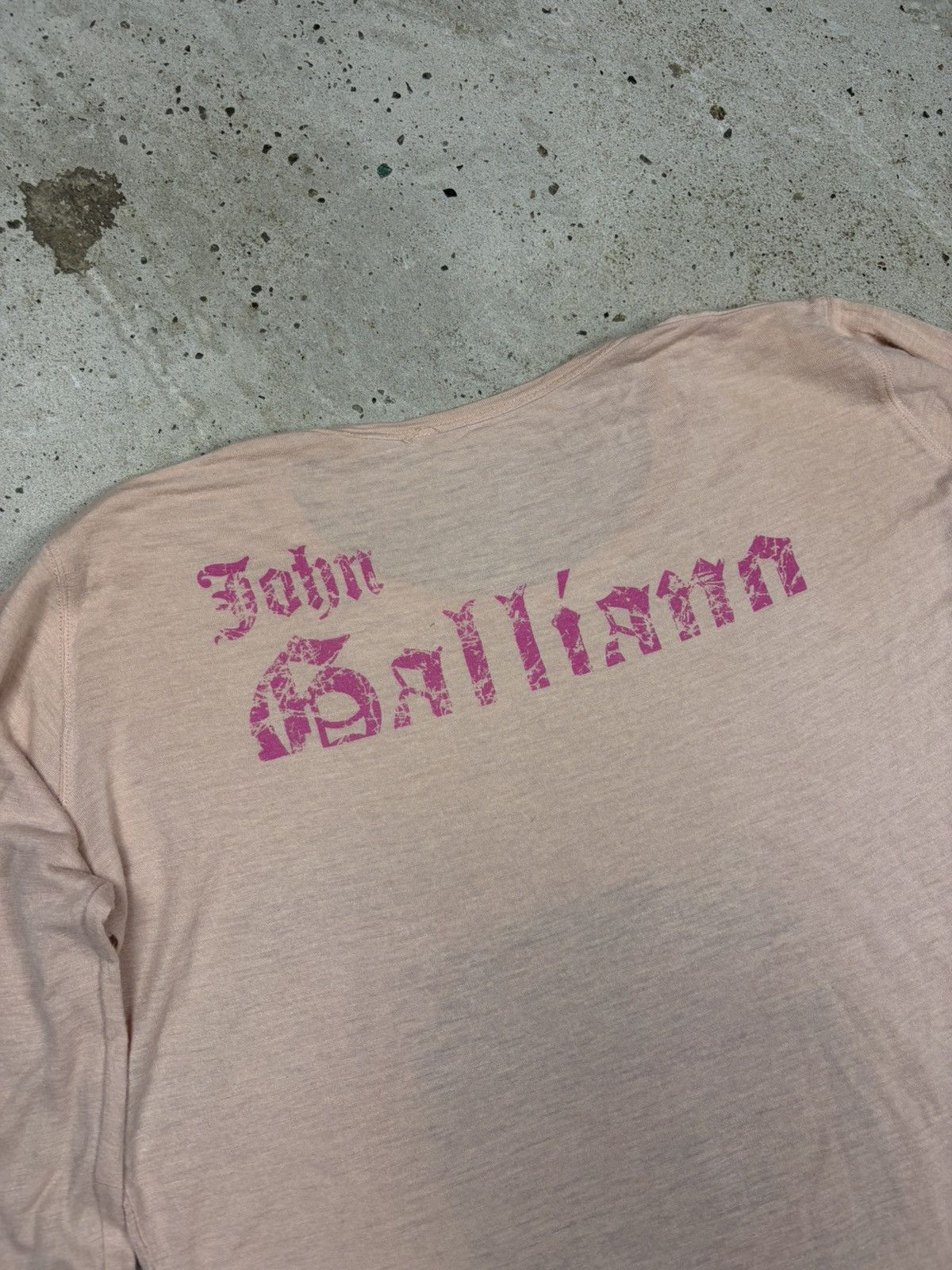 John Galliano Vintage 2000s John Galliano Overprint Abstract Print Tee Size US S / EU 44-46 / 1 - 15 Thumbnail