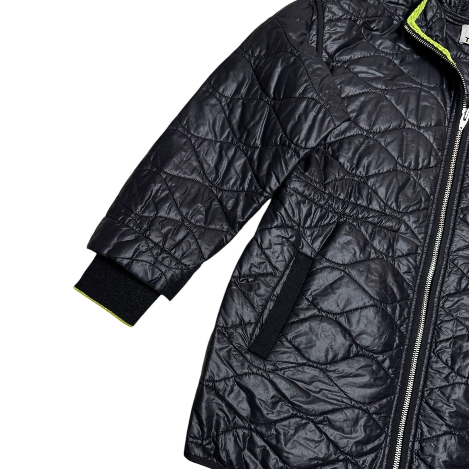 T by Alexander Wang T ALEXANDER WANG Designer Black Puffer Jacket Coat Small Size S / US 4 / IT 40 - 6 Thumbnail