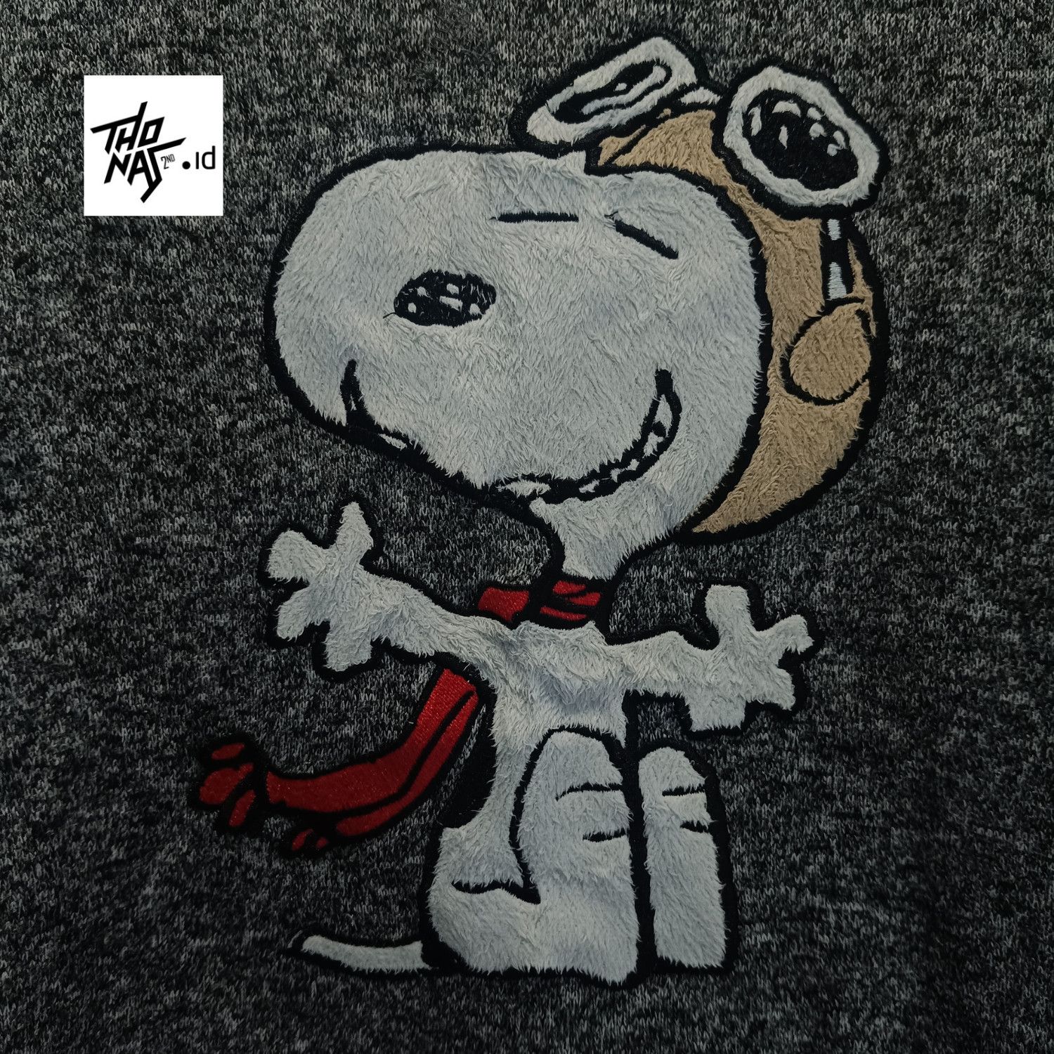 Peanuts Snoopy Big Logo Sweater Size US M / EU 48-50 / 2 - 2 Thumbnail