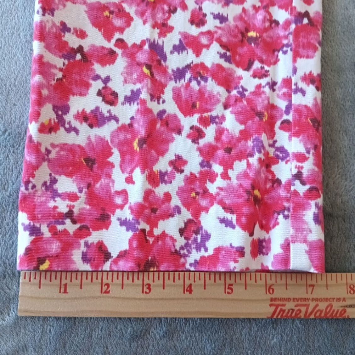 Lands' End Lands End Pants Womens Size 10 Pink Floral Cropped Mid Rise Pockets 31x23.5 Size 32" / US 10 / IT 46 - 6 Thumbnail