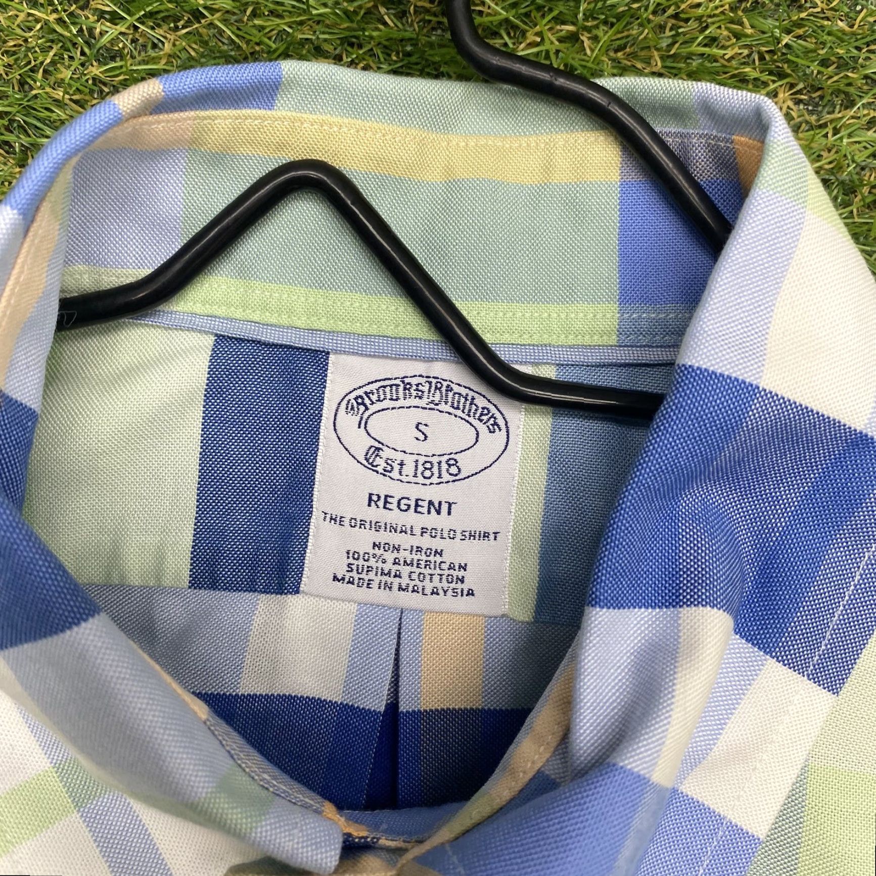 Brooks Brothers Brooks Brothers Shirt Mens Small Plaid Regent Supima Button Down Casual Size US S / EU 44-46 / 1 - 7 Thumbnail