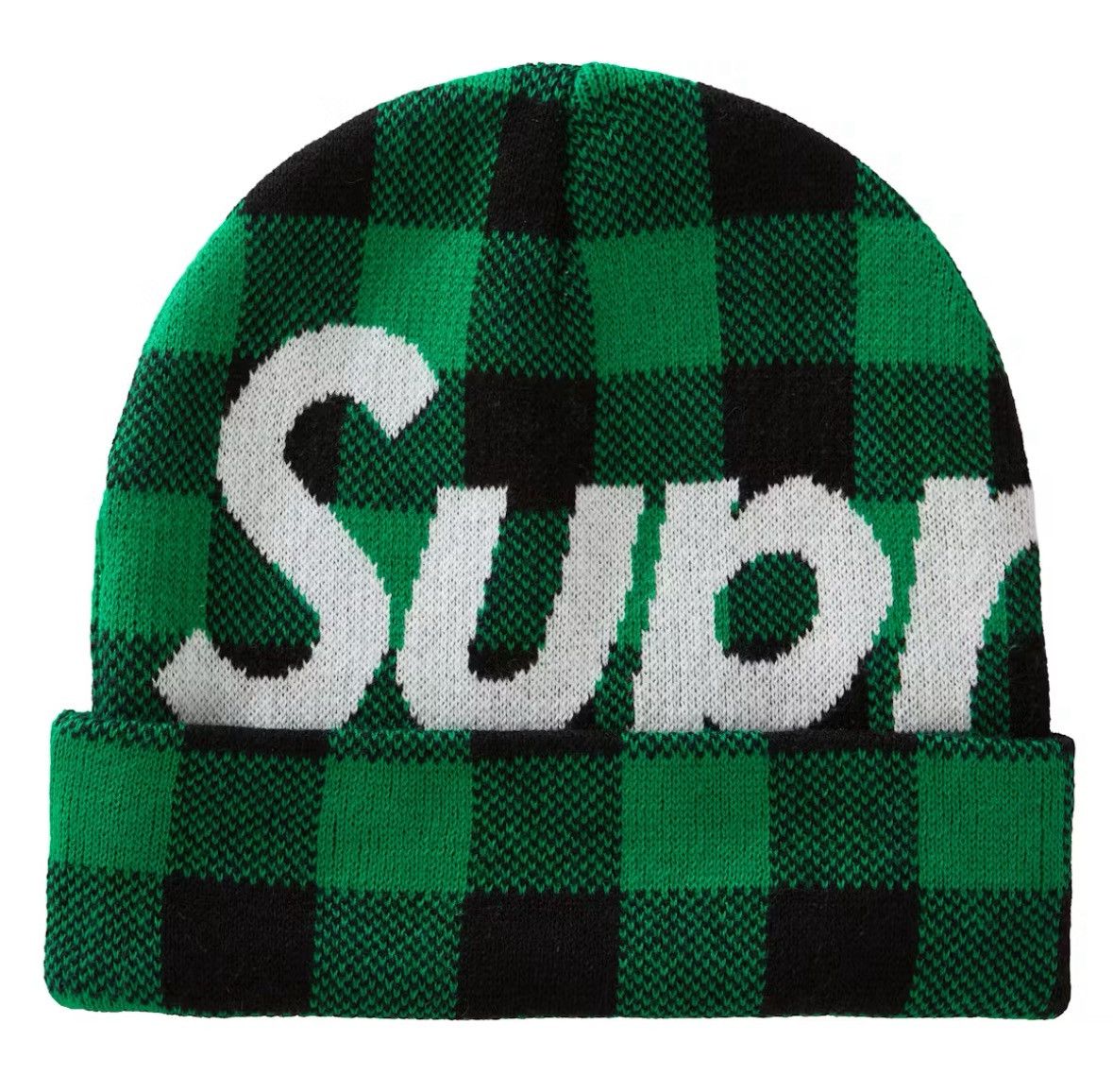 Supreme Plaid Beanie Size ONE SIZE - 7 Thumbnail