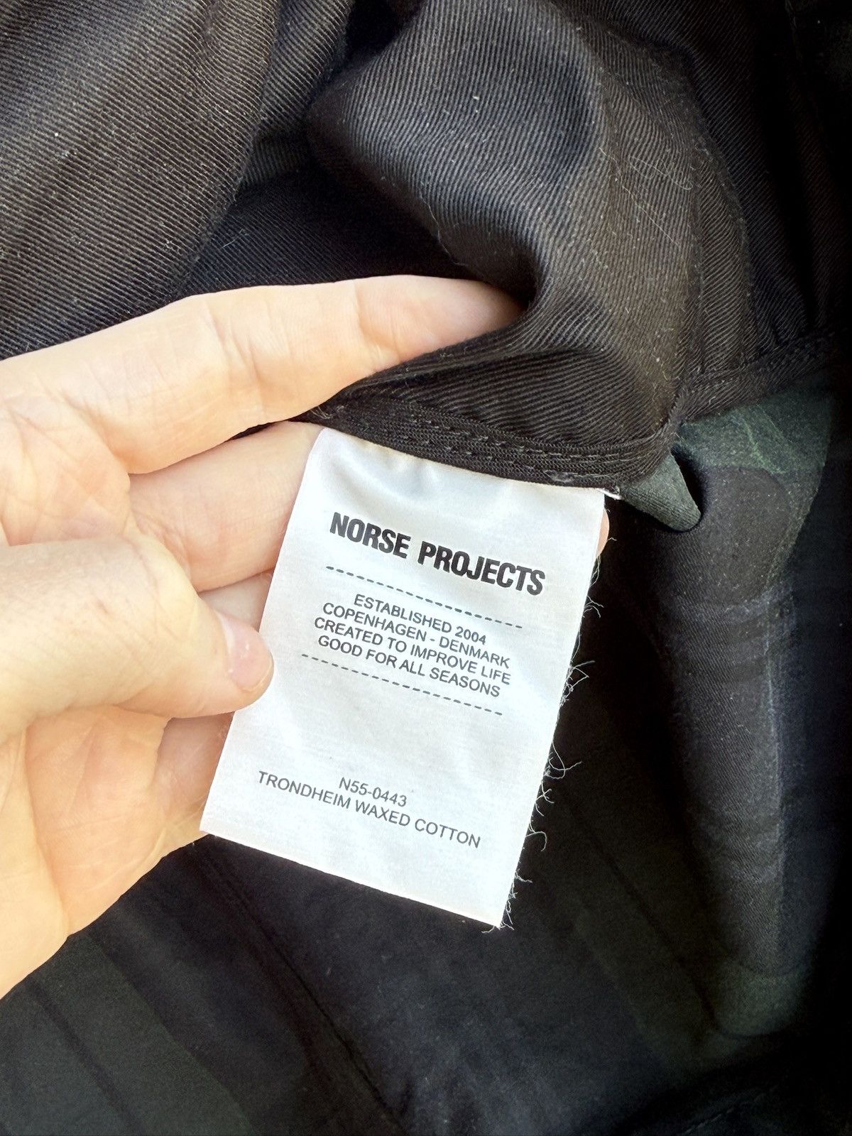 Norse Projects Norse Projects Trondheim Waxed Cotton Size US M / EU 48-50 / 2 - 5 Thumbnail
