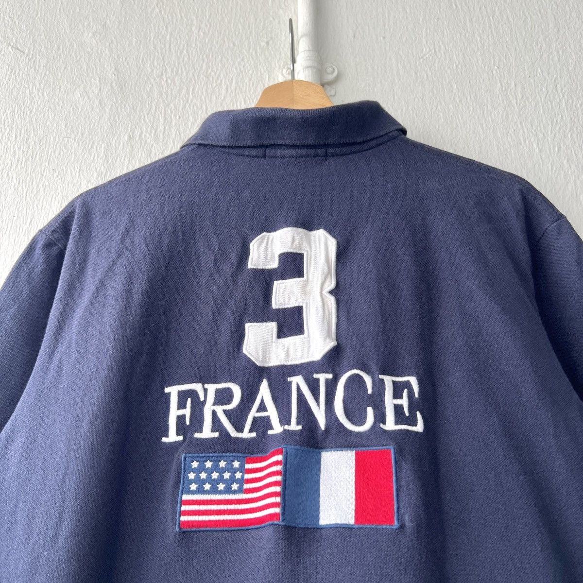Polo Ralph Lauren Polo Ralph Lauren France Polo Tee Shirt Size US L / EU 52-54 / 3 - 3 Thumbnail