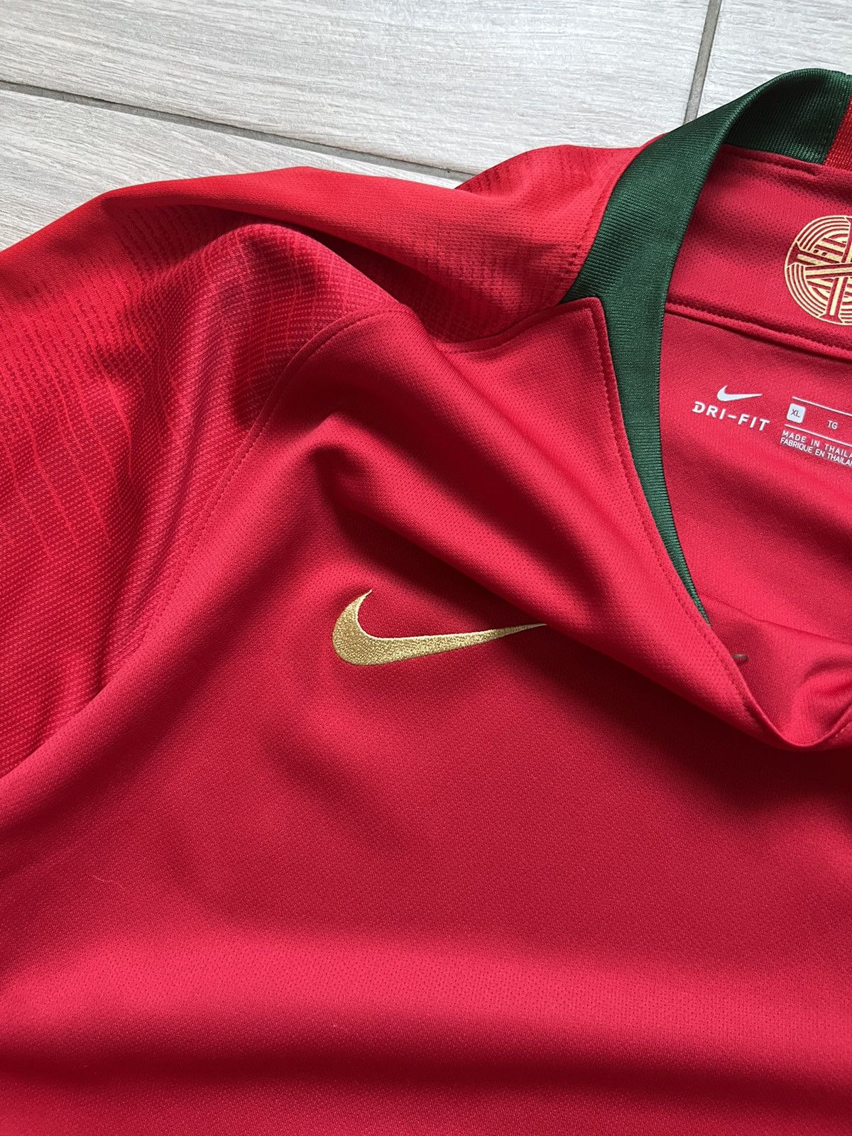 Nike × Vintage Portugal Nike 2018/2019 Home Soccer Football Shirt Jersey Size US XL / EU 56 / 4 - 7 Thumbnail