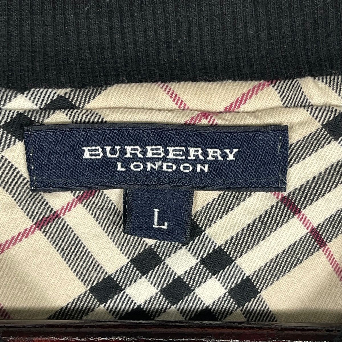 Burberry Vintage Burberry London Bomber Jacket Zip Sweatshirt Size US L / EU 52-54 / 3 - 7 Thumbnail