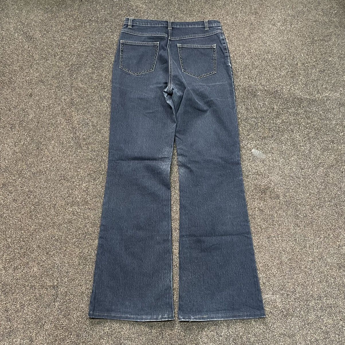 Vintage vintage pants bootcut jeans multi Y2K flared fade Size 36" / US 14 / IT 50 - 2 Thumbnail
