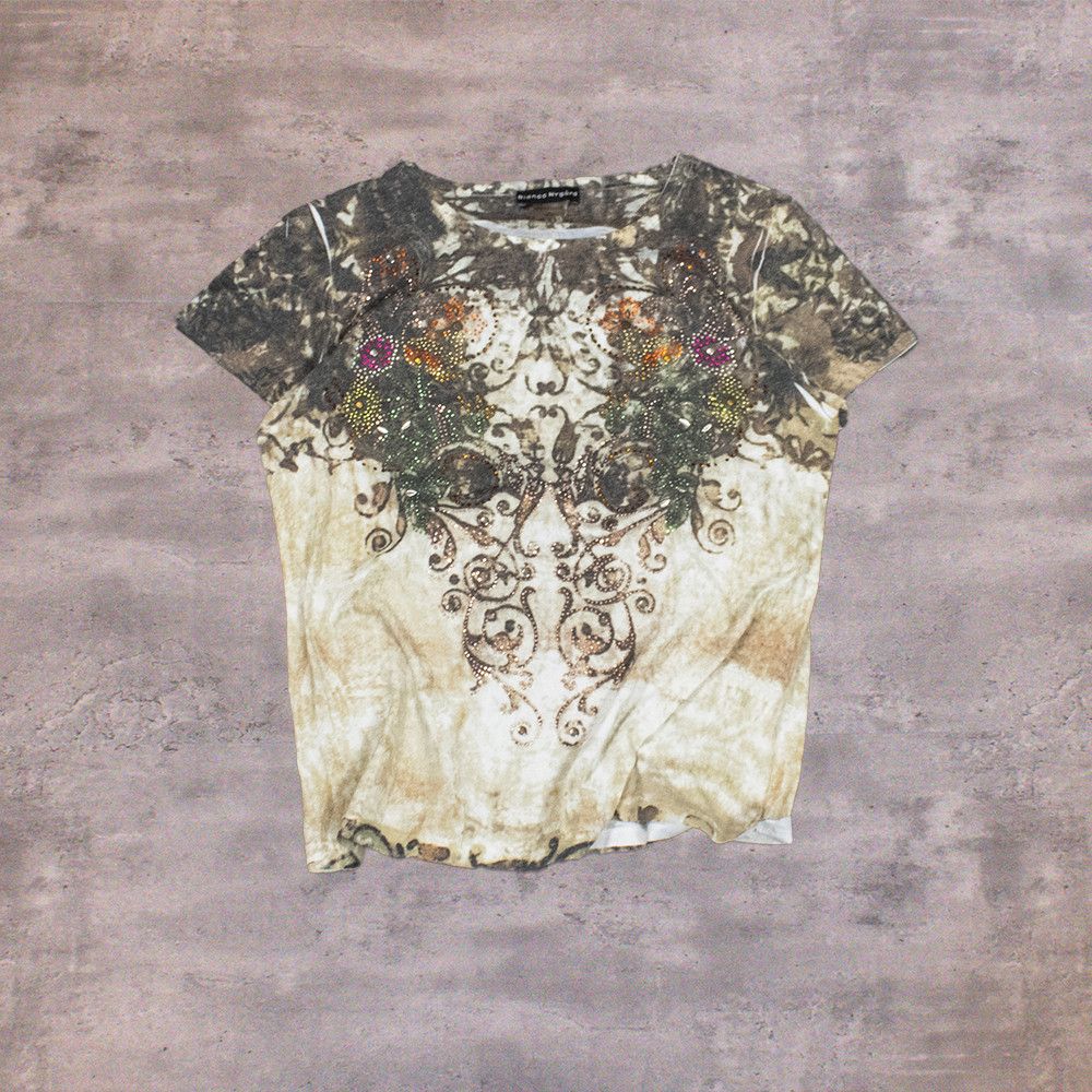 Japanese Brand Y2K 2000's 00's Bianca Nygard Grem Printed Baby Tee T-Shirt Size US S / EU 44-46 / 1 - 1 Thumbnail