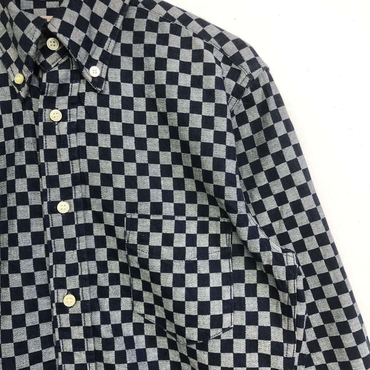 Eternal ETERNAL INDIGO CHECKERED BUTTON SHIRT Size US M / EU 48-50 / 2 - 4 Thumbnail