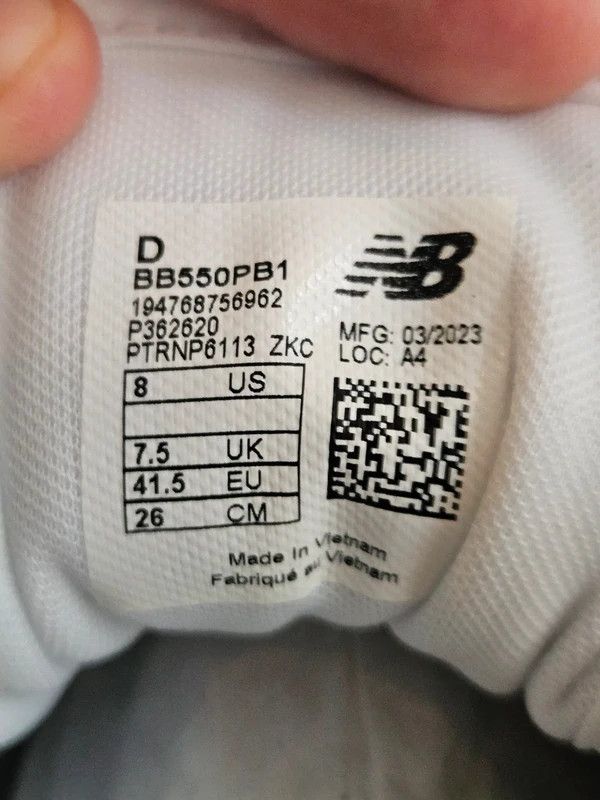 New Balance New Balance 550 41.5 Size US 8 / EU 41 - 5 Thumbnail