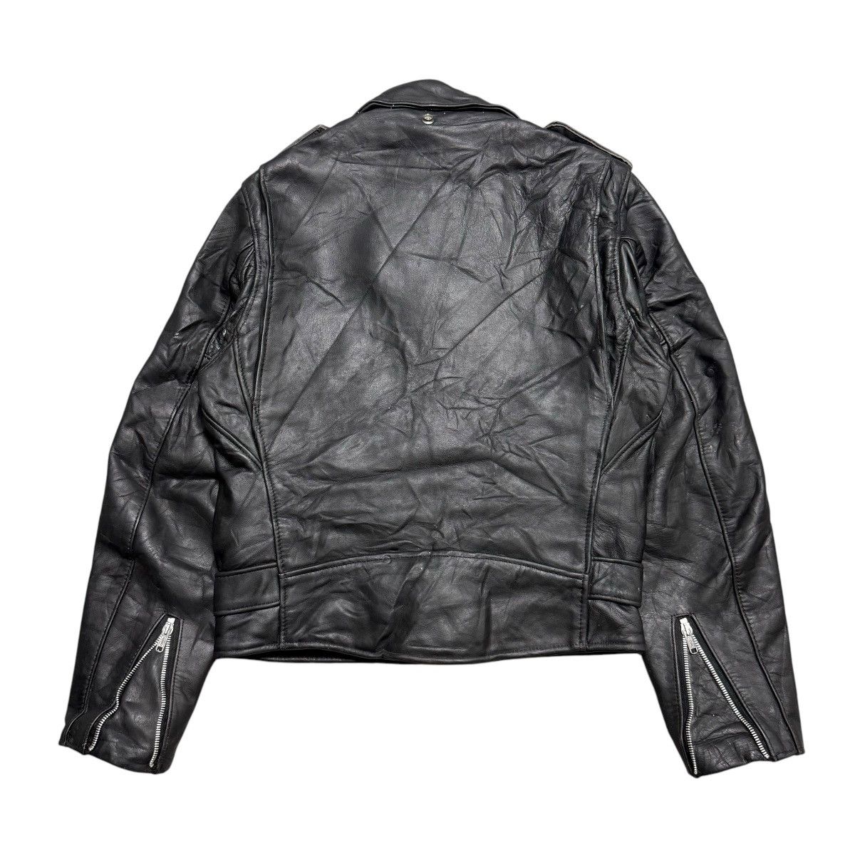 Schott Vintage 80s Schott Perfecto 618 Double Colar Leather Jacket Size US S / EU 44-46 / 1 - 15 Thumbnail
