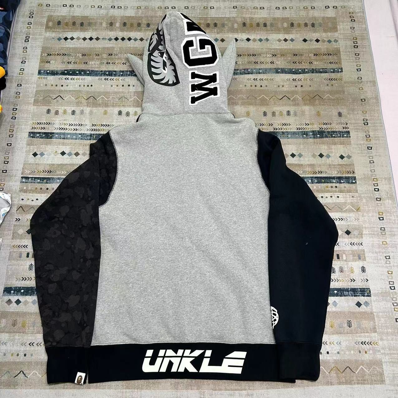 Bape BAPE &UNKLE SHARK FULL ZIP HOODIE Size US L / EU 52-54 / 3 - 7 Thumbnail
