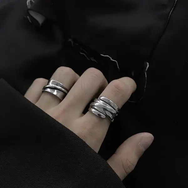 Japanese Brand Retro punk rings Size ONE SIZE - 3 Thumbnail