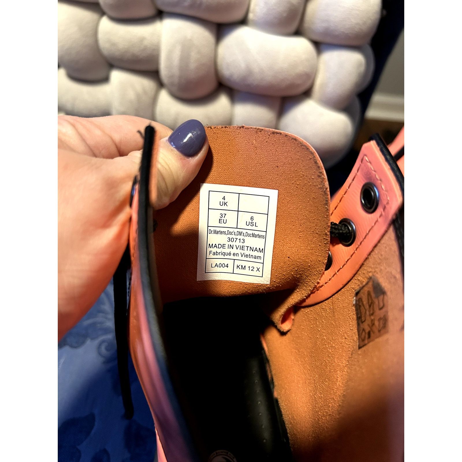 Dr. Martens Dr Martens Coral Pink Orange Patent Leather size 6/EU37 Size US 6 / IT 36 - 8 Thumbnail