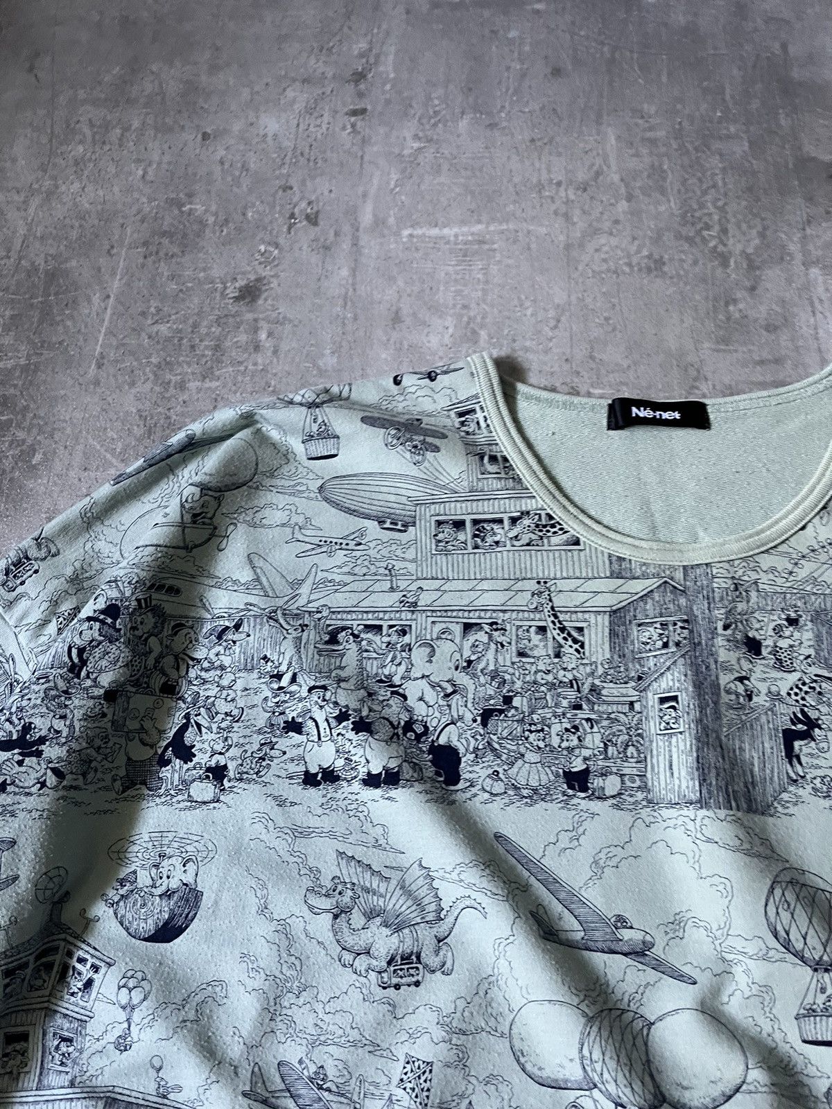 Issey Miyake × Japanese Brand × Ne-Net Ne-Net Rasmus Klump Issey Miyake sweatshirt boxy Size US S / EU 44-46 / 1 - 6 Thumbnail