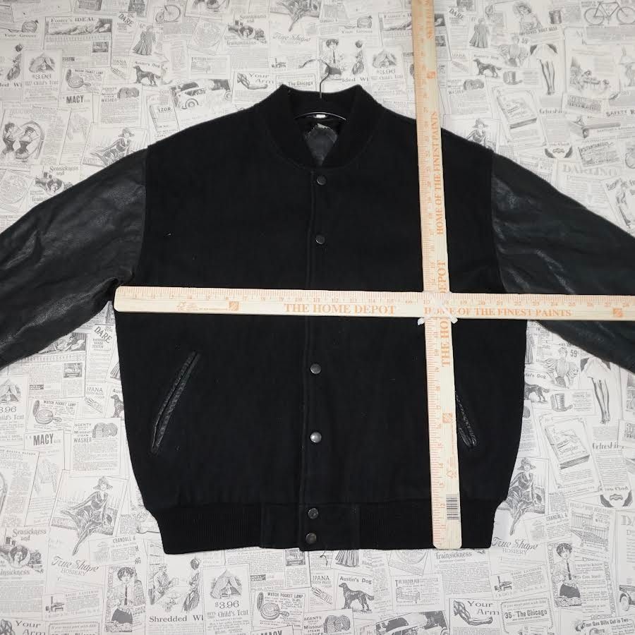 Vintage L - Vintage / Y2K 1990's Biker Style Bomber/Varsity Jacket Size US L / EU 52-54 / 3 - 4 Thumbnail